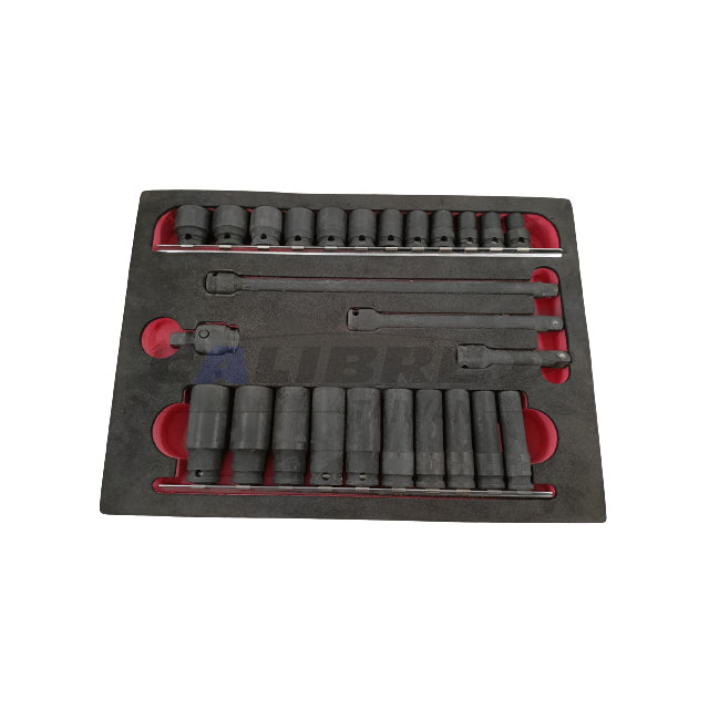 26pc 3/8” Dr Impact Socket Set