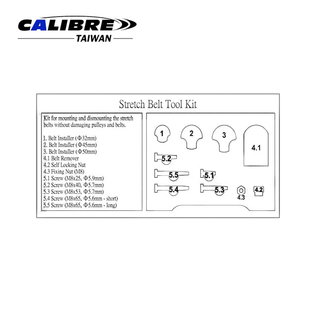 Stretch Belt Tool kit