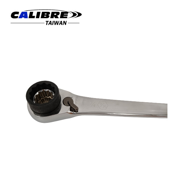 90T 8 in 1 Reversible Wrench 242mm(L) - SAE