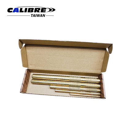 CAA990007  -  TAIWAN CALIBRE 5pc Brass Drift Punch Set