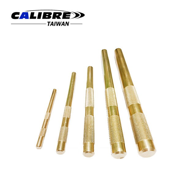 CAA990007  -  TAIWAN CALIBRE 5pc Brass Drift Punch Set