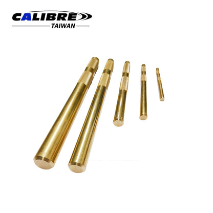 CAA990007  -  TAIWAN CALIBRE 5pc Brass Drift Punch Set