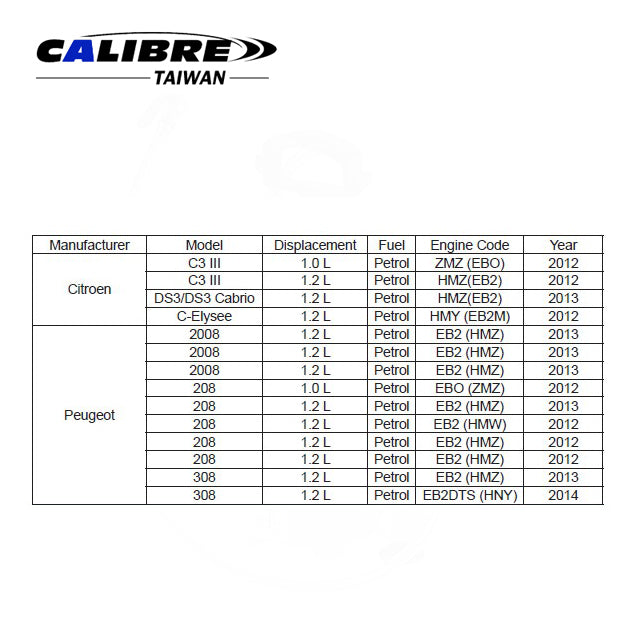 Petrol Engine Timing Tool Kit