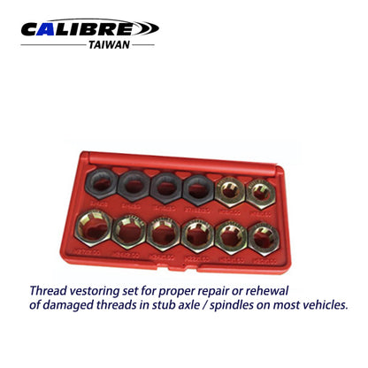 12pc Axle Spindle Rethreading Set