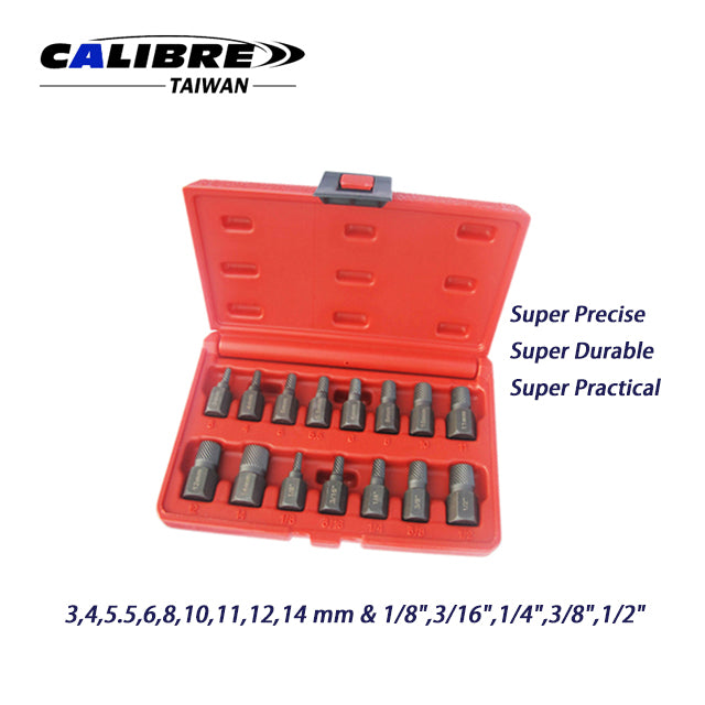 15pc Screw Extractor Set