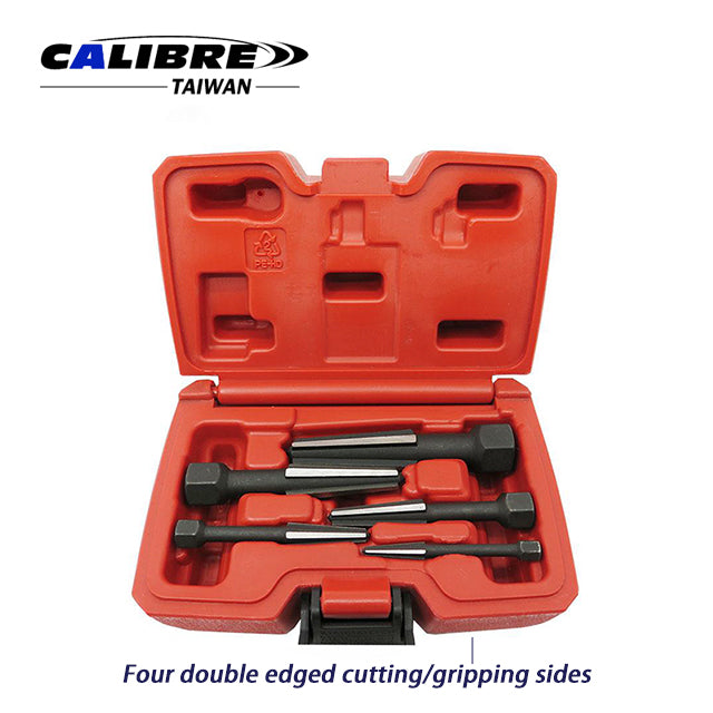 5pc Double Edge Screw Extractor Set