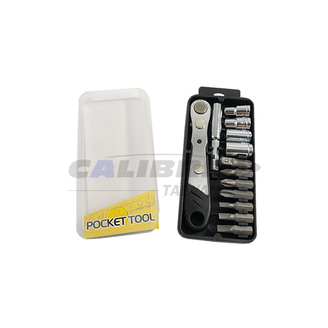 Pocket Tool Set With Bits & Sockets