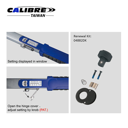 Flexible Split-Beam Torque Wrench