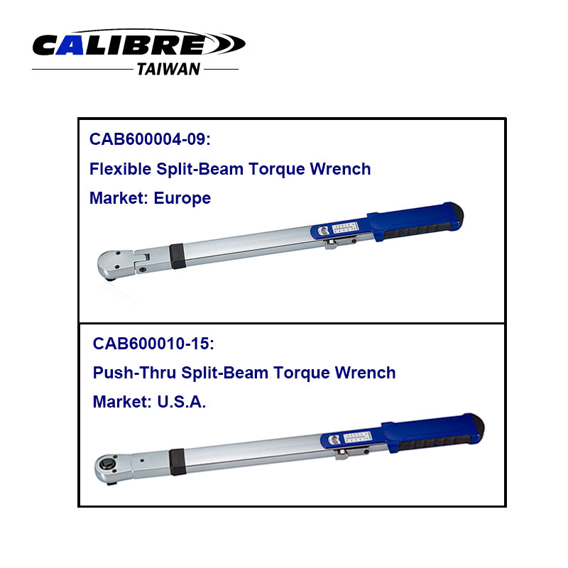 Flexible Split-Beam Torque Wrench