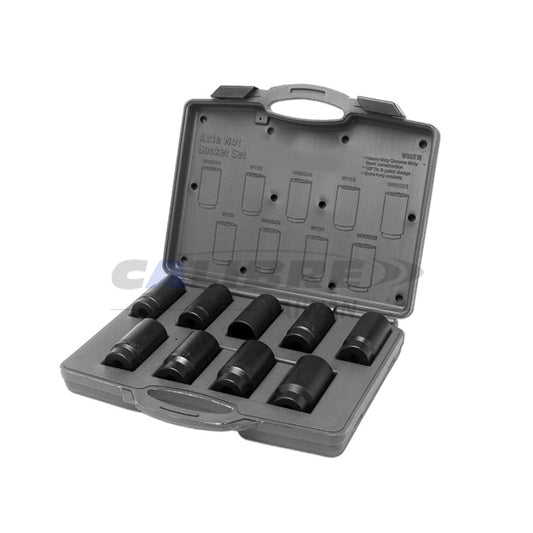 9pc Axle Nut Socket Set