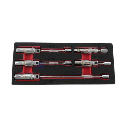 CAB940001 - CALIBRE 5pc Magnetic Swivel Spark Plug Socket Set