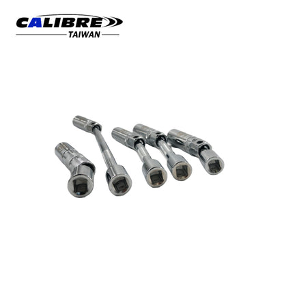 CAB940001 - CALIBRE 5pc Magnetic Swivel Spark Plug Socket Set