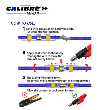 Solder Sleeve Wire Splices Heat Shrink Tube Set