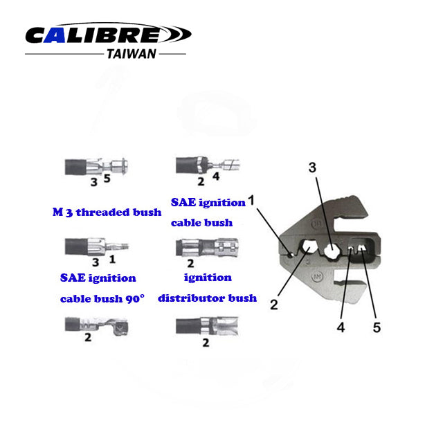 8.7” For Spark Plug Connector Ratchet Crim