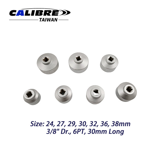 7pc 3/8” Oil Filter Socket