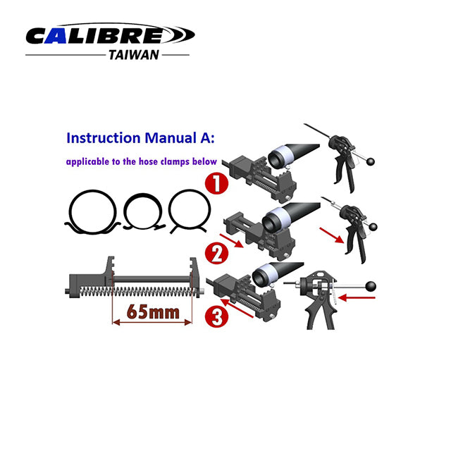 3 Way Hose Clamp Remover (10-65mm)