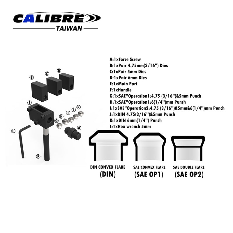 Brake Flaring Tool Set