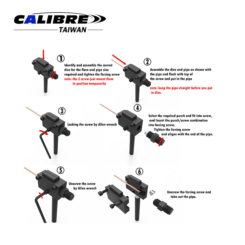 Brake Flaring Tool Set