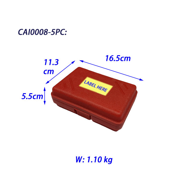 CAI0008 - CALIBRE 1/2” Drive Flip Impact Socket Set