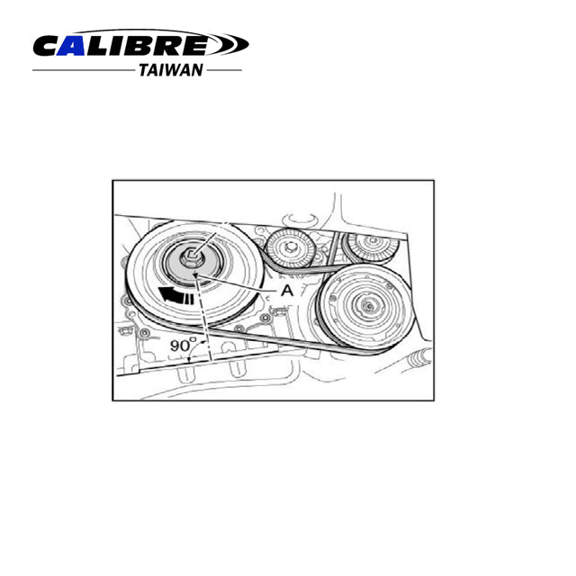 1/2” Dr Crankshaft Adapter Tool