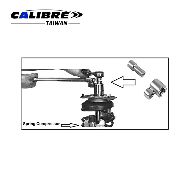 Front Strut Top Nut Wrench/Holding Tool