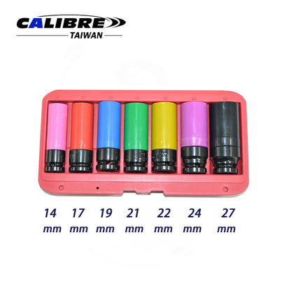 7pc Wheel Lug Impact Socket Sets