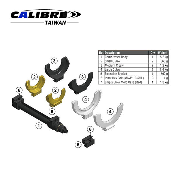 Heavy Duty Coil Spring Compressor