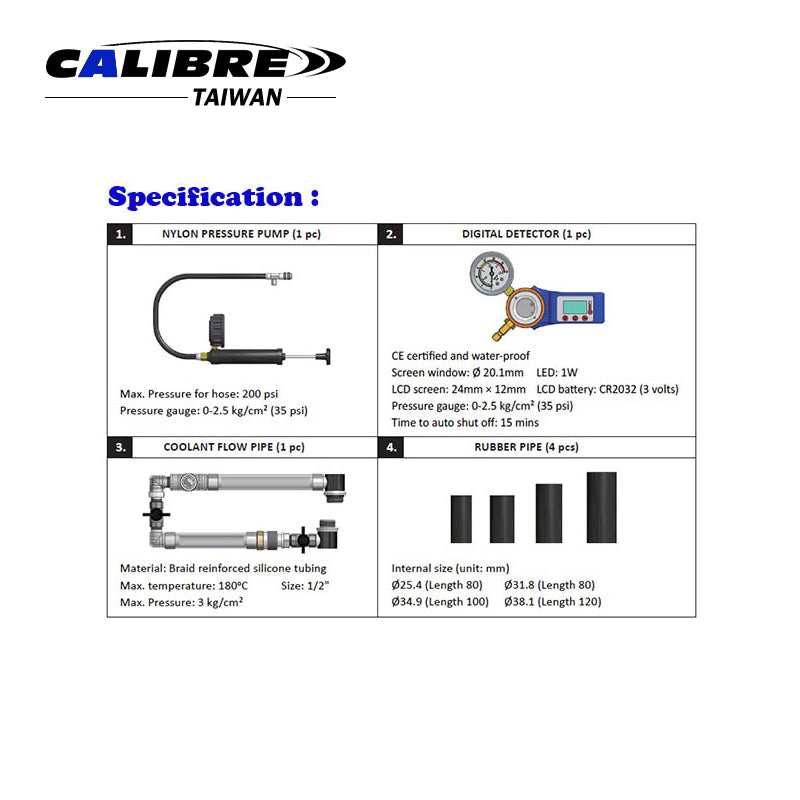 Multi-Purpose Cooling System Test Kit