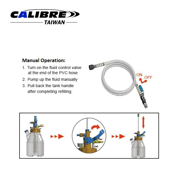 12.5 Liter Tank Fluid Refilling Set