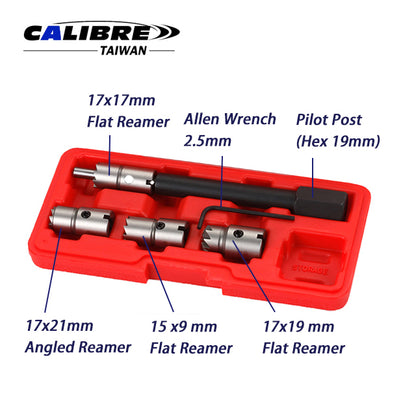 5pc Diesel Injector Seat Cutter Set