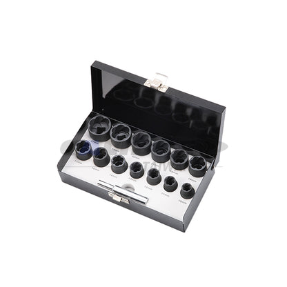 14pc 1/2” Dr Twist Sockets Set