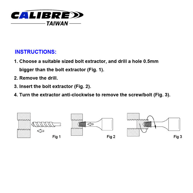 Bolt Extractor Set