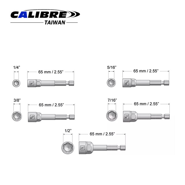 5pc Power Fastener Extractor Set