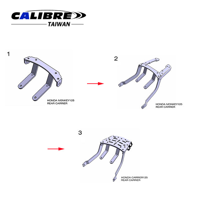 Honda Monkey 125 Rear Carrier