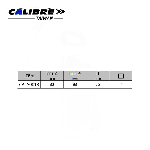 Scania 80mm Front Wheel Nut Socket