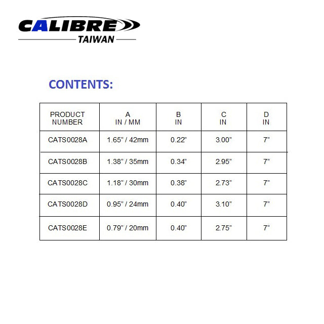 5pc Impact Ball Joint Separator Set PAT.