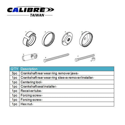 Rear Seal Repair Kit Tool Set