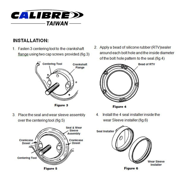 Rear Seal Repair Kit Tool Set