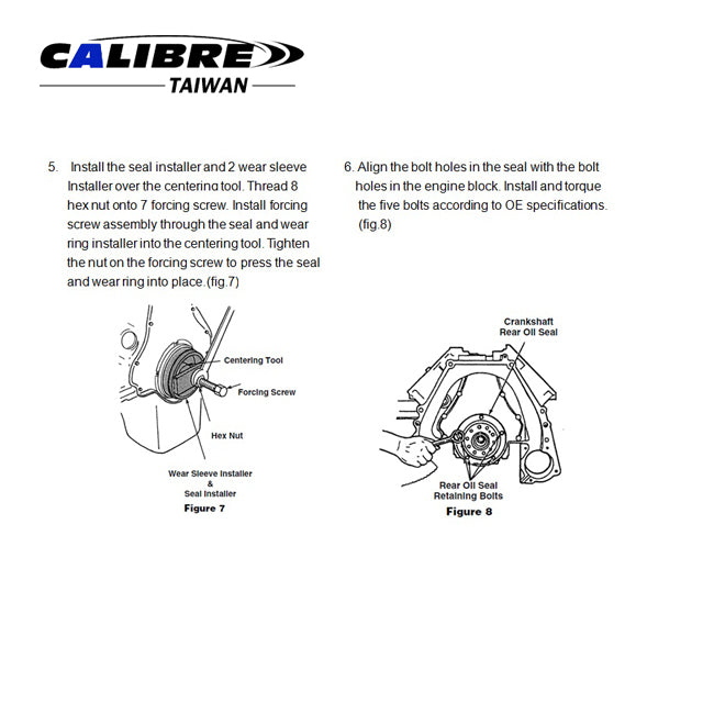 Rear Seal Repair Kit Tool Set