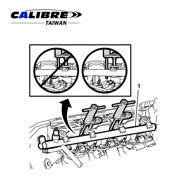 Fuel Injector Rail Assembly Remover Set