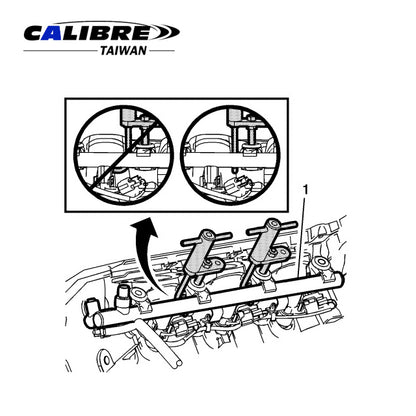 Fuel Injector Rail Assembly Remover Set