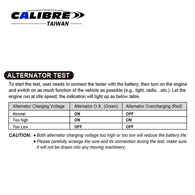 Vehicle Battery Tester